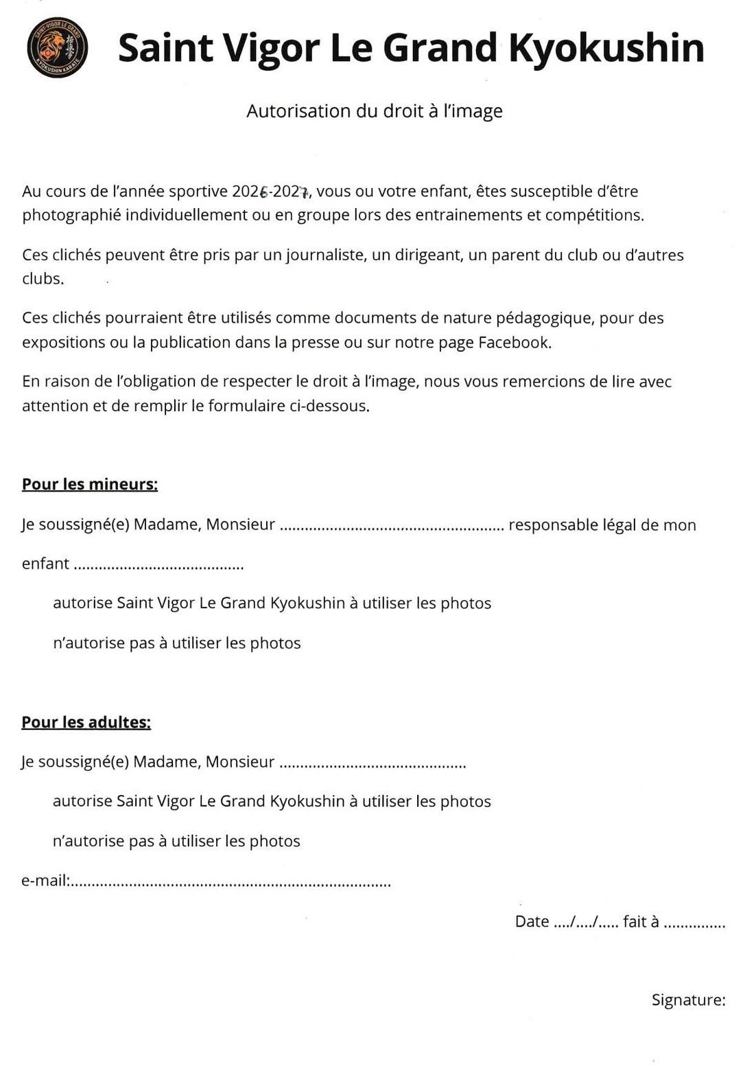 Photo Basse-Normandie Kyokushin