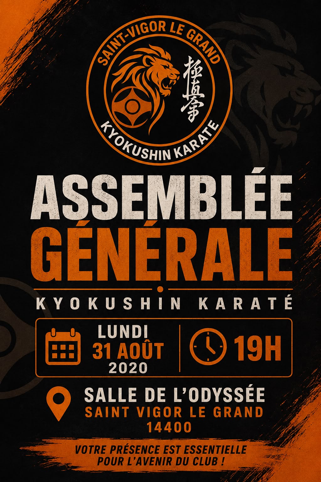 Assemblée Générale Dojo St-Vigor