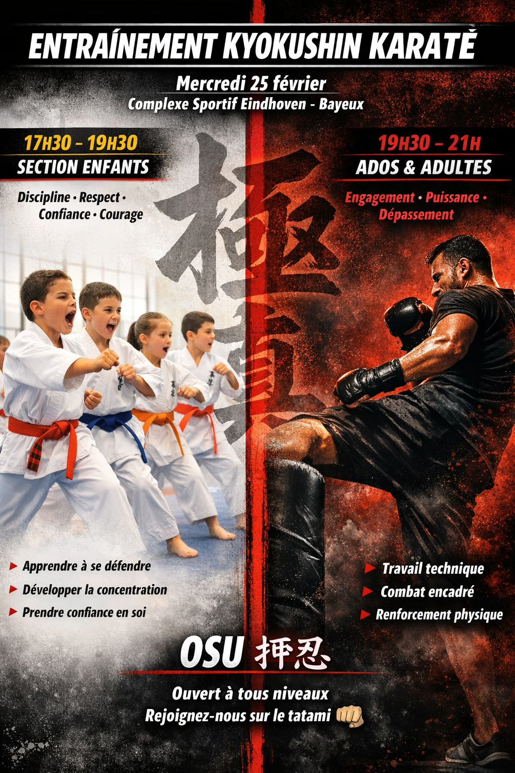 Vacances Kyokushin Training