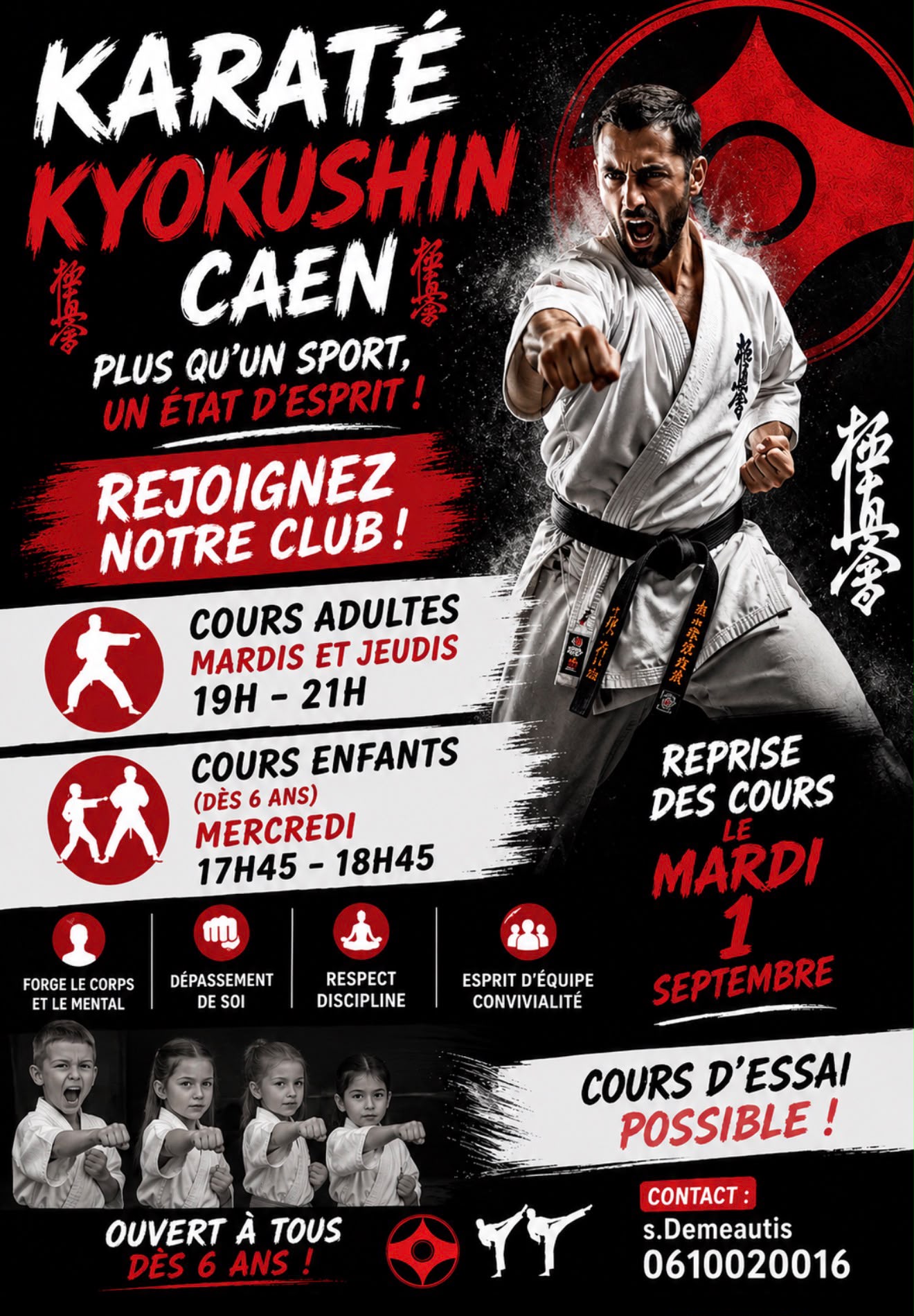 Reprise au Dojo de Caen-Giberville
