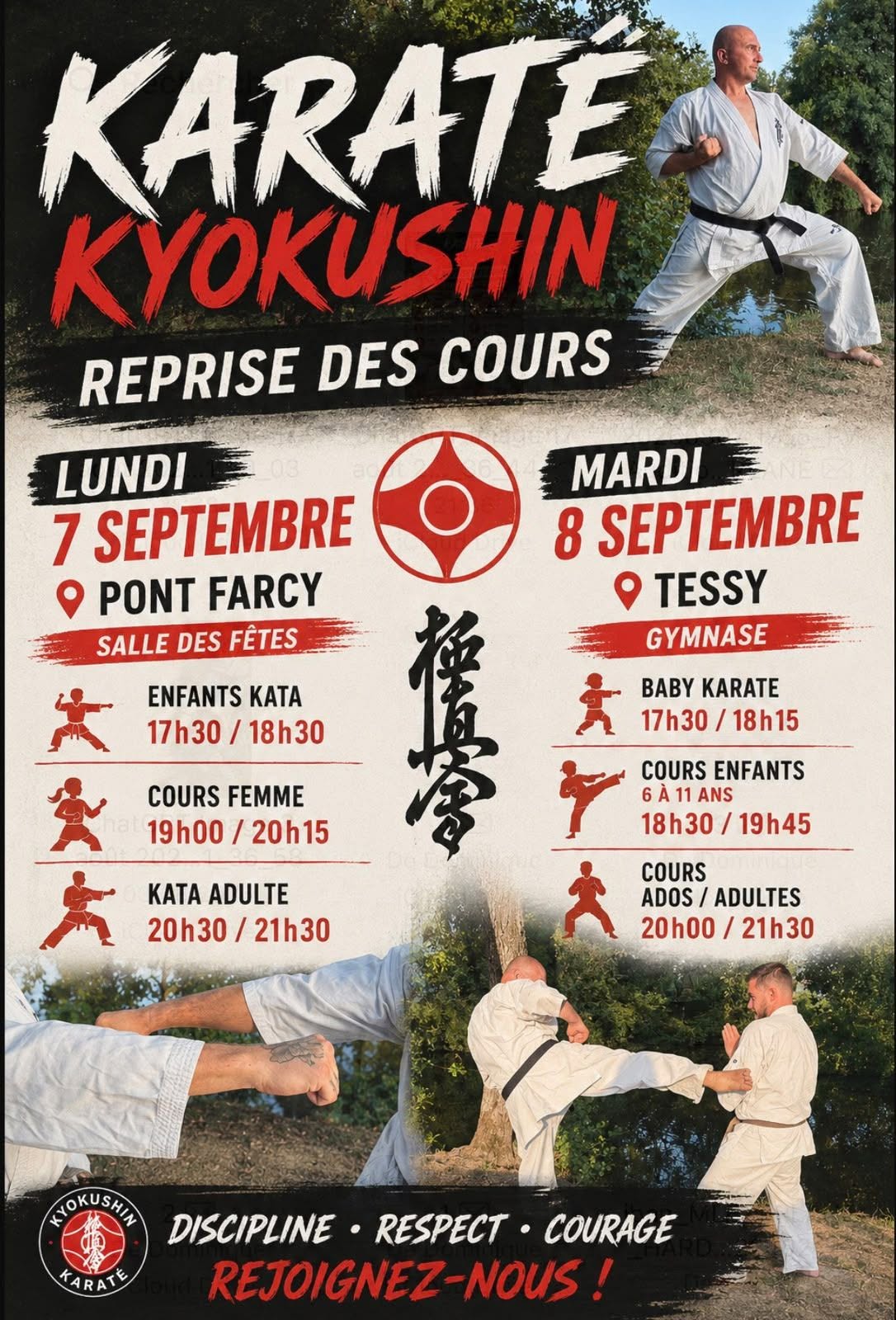 Reprise aux Dojos de Tessy-Bocage & Pont-Farcy